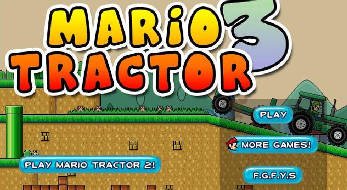 super mario tractor 3 flash game online